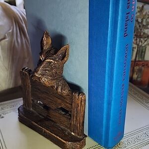 Vintage Scottie Scottish Terrier Dog Bookend